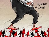 كاريكاتير صحيفة إماراتية: الاقتصاد العالمي يسير على الأشواك لتخطي أزمة وباء كورونا