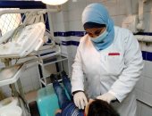 توقيع الكشف الطبى على 1973 مواطنا فى قافلة طبية ضمن "حياة كريمة" بالإسكندرية