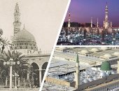 المسجد النبوى الشريف من قناديل الزيت والشموع إلى التقنيات الحديثة والتصاميم الفريدة.. 11 توسعة أولها بدأت فى عهد الرسول (ص) وآخرها فى عهد الملك فهد.. ومساحته البالغة 384 ألف متر مزودة 118 ألف وحدة إنارة.. صور