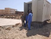 تدعيم مناطق بمرسى علم بمحولات كهرباء جديدة ضمن مبادرة حياة كريمة.. صور