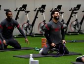 الضحكة هتبقى ضحكتين.. ليفربول يبرز ابتسامة محمد صلاح فى تدريب الريدز