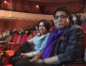 الكينج محمد منير يحضر حفل أوركسترا القاهرة السيمفونى احتفالاً بعيد الأم