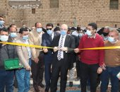 محافظ بنى سويف يفتتح 3 مشروعات خدمية بقطاعات التعليم والتموين والصرف الصحى