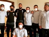 جنش فى صورة مع محمد صلاح من معسكر المنتخب: سعيد بالعودة من جديد