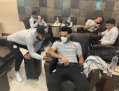 شاهد.. فيديوهات أفشة تثير ابتسامة محمد صلاح فى مطار القاهرة