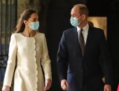 كيت ميدلتون والأمير وليام يزوران مركز لتوزيع لقاحات كورونا.. صور