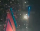لحظة انهيار مدرج بالجماهير خلال افتتاح بطولة لعبة شعبية بالهند.. فيديو