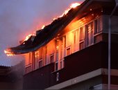 حريق ضخم بمبنى بلدية سودرتاليا فى السويد وإنقاذ 22 شخصا.. فيديو وصور