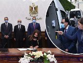 رئيس الوزراء يشهد توقيع بروتوكول تعاون لتدبير وتشغيل مراكز تكنولوجية متنقلة لتقديم خدمات المحليات.. ويتفقد إحدى السيارات المجهزة كنموذج.. ويؤكد: تكليفات من الرئيس بتطوير الخدمات الحكومية المقدمة للمواطنين