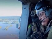 رئيس وزراء أستراليا يتفقد آثار الفيضانات غرب سيدنى بمروحية.. فيديو