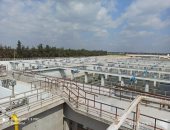 الانتهاء من تنفيذ المرحلة الأولى من محطة معالجة الصرف الصحي بمدينة السادات