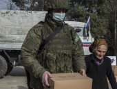 القوات الروسية توزع مساعدات إنسانية بإقليم ناجورني كره باخ