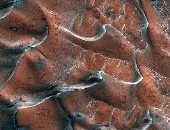 مركبة ناسا المدارية تلتقط صورة للكثبان الرملية لكوكب المريخ