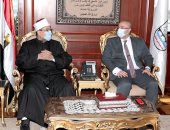 محافظ بنى سويف يستقبل وزير الأوقاف لاحتفال المحافظة بعيدها القومى.. فيديو