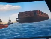 لحظة جنوح سفينة قناة السويس.. محاكاة تفصيلية لأزمة الناقلة العملاقة إيفرجيفن.. لايف