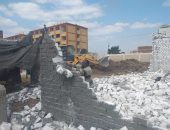 إيقاف أعمال بناء مخالفة بمنشأة القناطر وفض أسواق عشوائية بأحياء الجيزة
