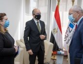 يحيى زكى يعرض فرص الاستثمار على سفير المجر الجديد فى مصر 