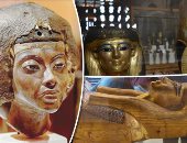 الرحلة الذهبية.. الملكة "تى" امرأة قوية من خارج القصر تودع والديها "يويا وتويا" لأول مرة لتخرج فى الموكب الملكى من متحف التحرير.. تذهب لتجاور  زوجها أمنحتب الثالث فى قاعة المومياوات بالمتحف القومى للحضارة