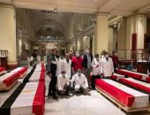 تجهيز المومياوات الملكية فى المتحف المصرى بالتحرير قبل انطلاق الموكب.. صور