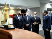 الرئيس السيسى يصل المتحف القومى للحضارة المصرية ويستمع لشرح تفصيلى لمحتوياته.. "الآثار" تهديه التذكرة رقم1.. والسيدة انتصار السيسى: نقل المومياوات الملكية حدث استثنائى فريد وأفخر بانتمائى للحضارة العريقة.. صور