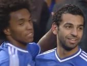 نجم من يومه.. شاهد أول أهداف محمد صلاح بالبريميرليج بقميص تشيلسي
