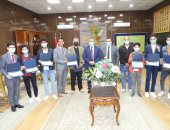 محافظ المنوفية يكرم الطلاب الفائزين بمسابقة (ISEF) الدولية للعلوم