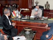 مجمع خدمى موحد داخل الوحدات المحلية القروية لمشروعات "حياة كريمة" ببنى سويف