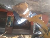 تشميع كافيه حسن شاكوش بمدينة نصر وإزالة التعديات بشارع أنور المفتى.. صور