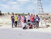 أهالى سيناء يستقبلون شهر رمضان بتزيين الشوارع والدواوين .. صور