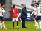 توتنهام ضد مان يونايتد .. مورينيو: لم نستحق الخسارة وكان يجب طرد بوجبا