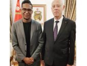 سيف الجزيري يلتقي الرئيس التونسي قيس سعيد على هامش زيارته لمصر.. صور