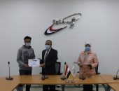 طلاب جامعة حلوان فى زيارة لوكالة الفضاء المصرية بالعاصمة الإدارية