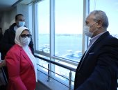وزيرة الصحة تزور مستشفى إيزيس بالبياضية ووحدة الطود الصحية