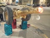 شباب مشروع 247 بحدائق أكتوبر يزينون الشوارع لاستقبال شهر رمضان