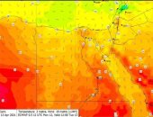 الأرصاد تنشر صورا لأقمار الصناعية تشير لاستمرار ارتفاع درجات الحرارة 