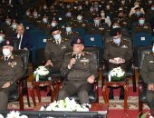 صور وفيديو.. وزير الدفاع يشهد مناقشة البحث الرئيسى لأكاديمية ناصر العسكرية العليا