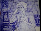 "محمد" يشارك صحافة المواطن عددا من اللوحات الفنية