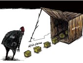 كاريكاتير صحيفة سعودية.. المساعدات الغذائية مصيدة حزب الله للبنان