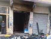 ندب الأدلة الجنائية لمعاينة حريق محمصة غرب الإسكندرية
