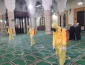 تعقيم مسجدى سيدى أحمد البدوى بالغربية وإبراهيم الدسوقى بكفر الشيخ