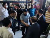 نواب تنسيقية شباب الأحزاب يزورون مصابى حادث قطار طوخ