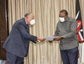 وزير الخارجية يستعرض مع رئيس كينيا مجريات اجتماعات كينشاسا حول سد النهضة
