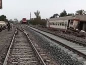 بث مباشر.. عودة حركة القطارات بموقع حادث قطار طوخ