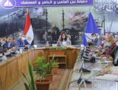 محافظ دمياط تبحث آليات تنفيذ مبادرة حياة كريمة بقريتى اللوزى وتفتيش ثان