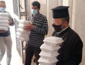 راعى كنيسة الروم يشارك أئمة الأوقاف قافلة الخير لمرضى مستشفى الصدر بدمياط