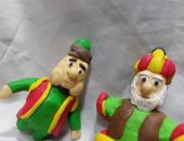 قارئ يشارك "صحافة المواطن" بأشكال لشخصيات كارتونية بالصلصال.. صور