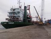 موانئ بورسعيد تسجل دخول وخروج 24 سفينة.. وتفريغ 4200 طن رخام بميناء غرب