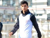 أحمد عيد لاعب الزمالك الشاب يتعرض لحادث بسيارته 