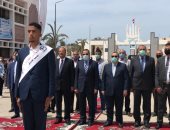 جامعة العريش تحتفل بعيد تحرير سيناء بتحية العلم وافتتاح معرض منتجات سيناء