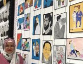 طلبة جامعة العريش يحتفلون بعيد تحرير سيناء بلوحات ورسومات ومشغولات.. فيديو وصور